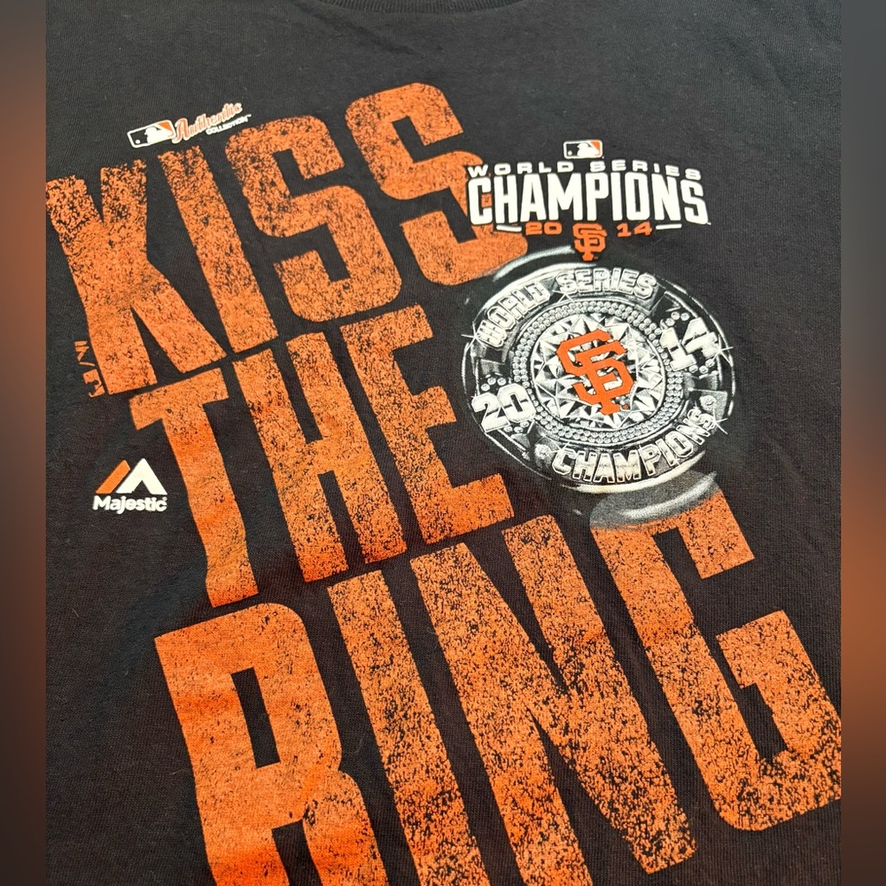 Majestic SF Giants World Series Champions Tee